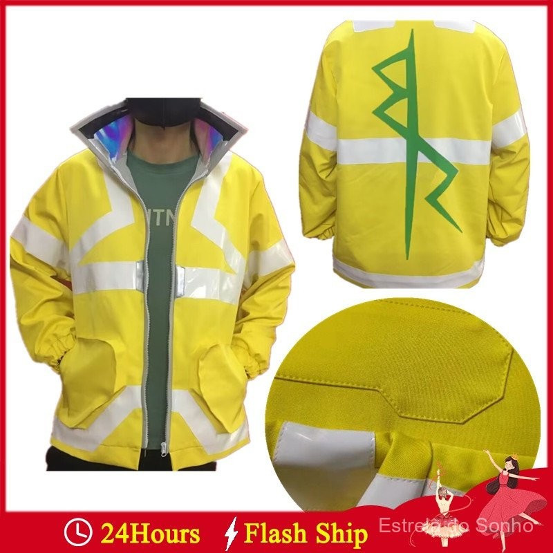 SHIKI Unisex Edgerunner David Martinez Cosplay Kostüm Herren Mode Anime Jacke Punk Motorrad