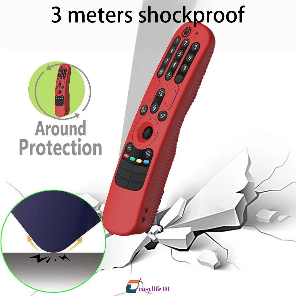 Capa De Silicone Para Controle Remoto LG AN-MR21GC Mr21N/21GA, Proteção Contra Quedas, COSYLIFE01