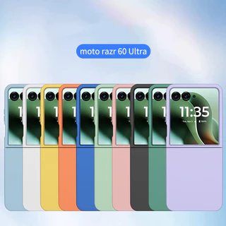 Razr60Ultra Capa Para Motorola Razr 60 Ultra 50 40 Plus 2024 2022 Macaron Candy Skin Feel Hard Celular 2024