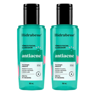 Kit 2 Tonico Facial Antiacne Hidrabene 150 ml em Oferta na Shopee