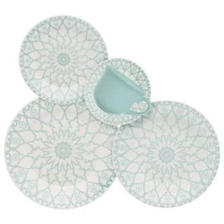 Aparelho de Jantar/Chá Biona,Mandala,20 Peças em Oferta na Shopee