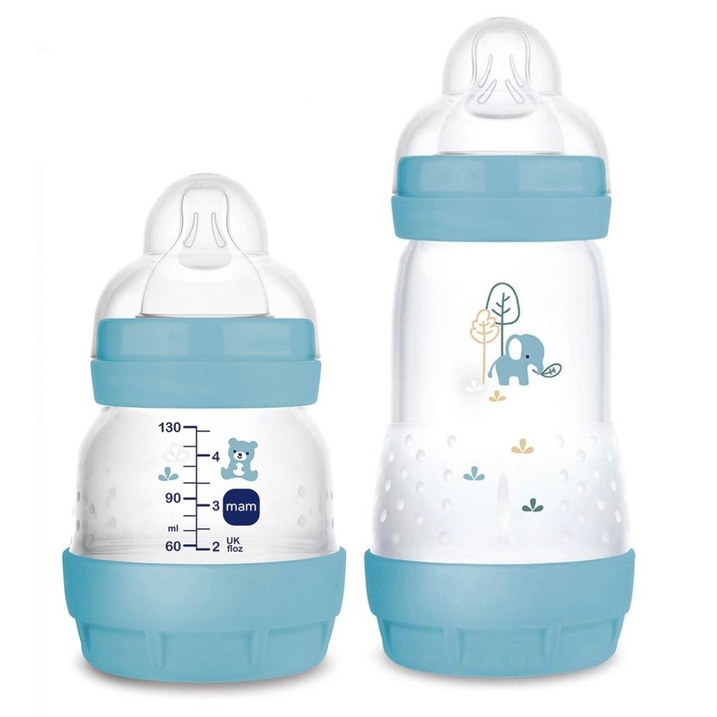 MAM Biberon Easy Start Anticolica 2x160ml - Flusso Lento Per Neonati, Base Ventilata, Auto-Sterilizzante - Foto 9