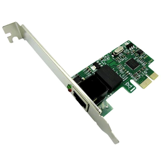 Placa de Rede PCI-E Gigabit 10/100Mbps | Low Profile | Compatível Windows/Linux