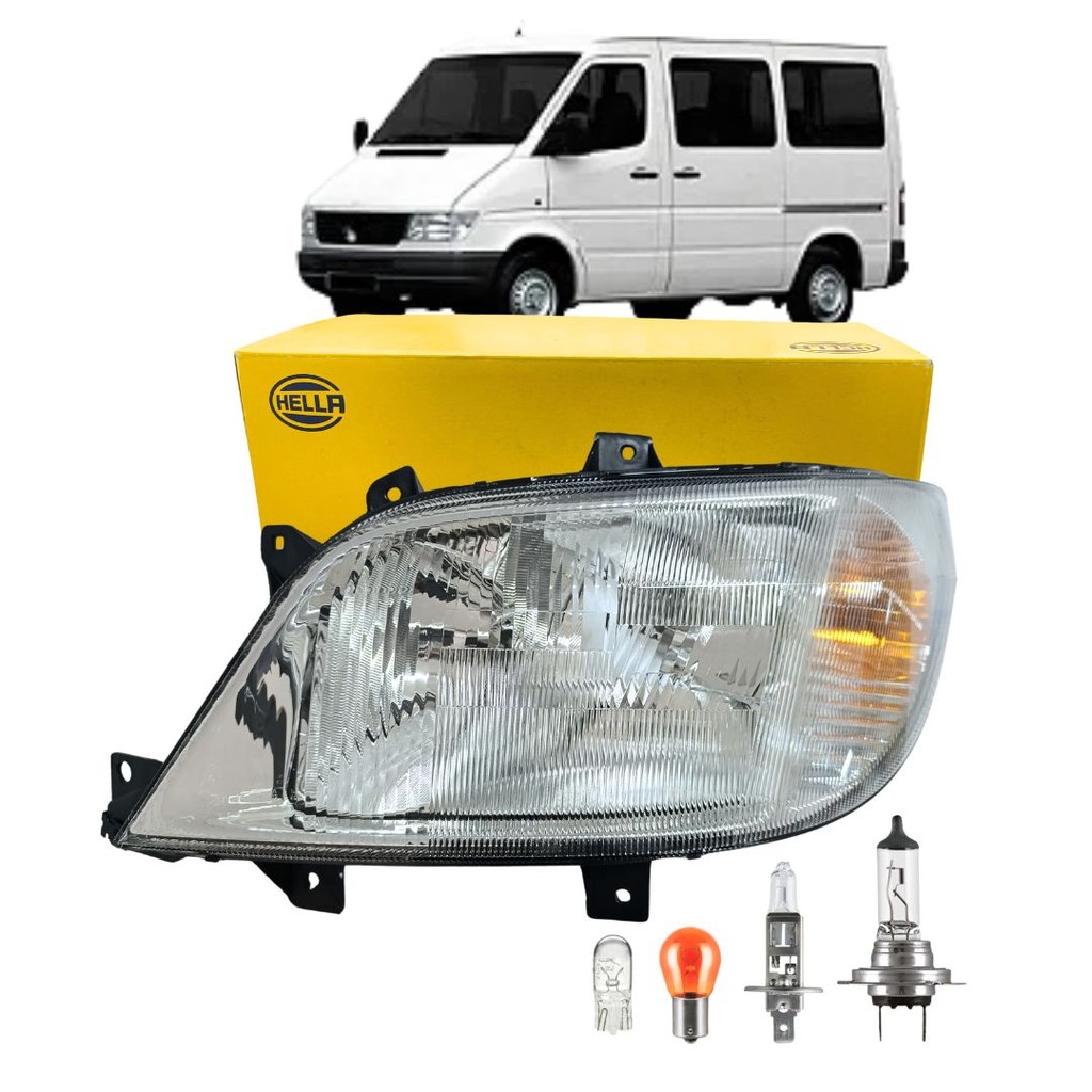 Farol Para Sprinter 308 310 311 312 313 CDI 2000 a 2006 LE | Shopee Brasil