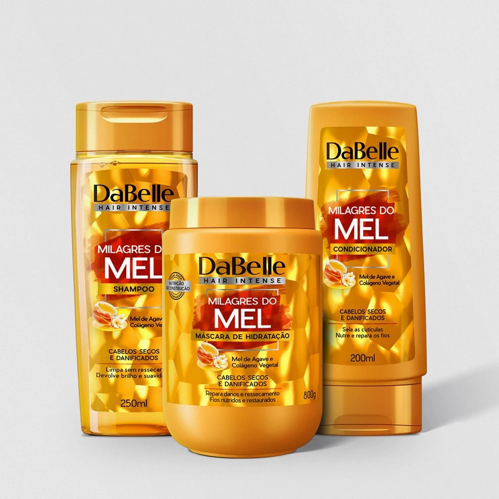 DaBelle Kit Básico Máscara 800g - Milagres do Mel