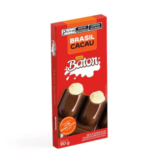 Chocolate Baton Ao Leite Brasil Cacau 90g