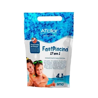 Fast Piscina Tratamento de Choque Atcllor Protab, 4,1 Kg em Oferta na Shopee