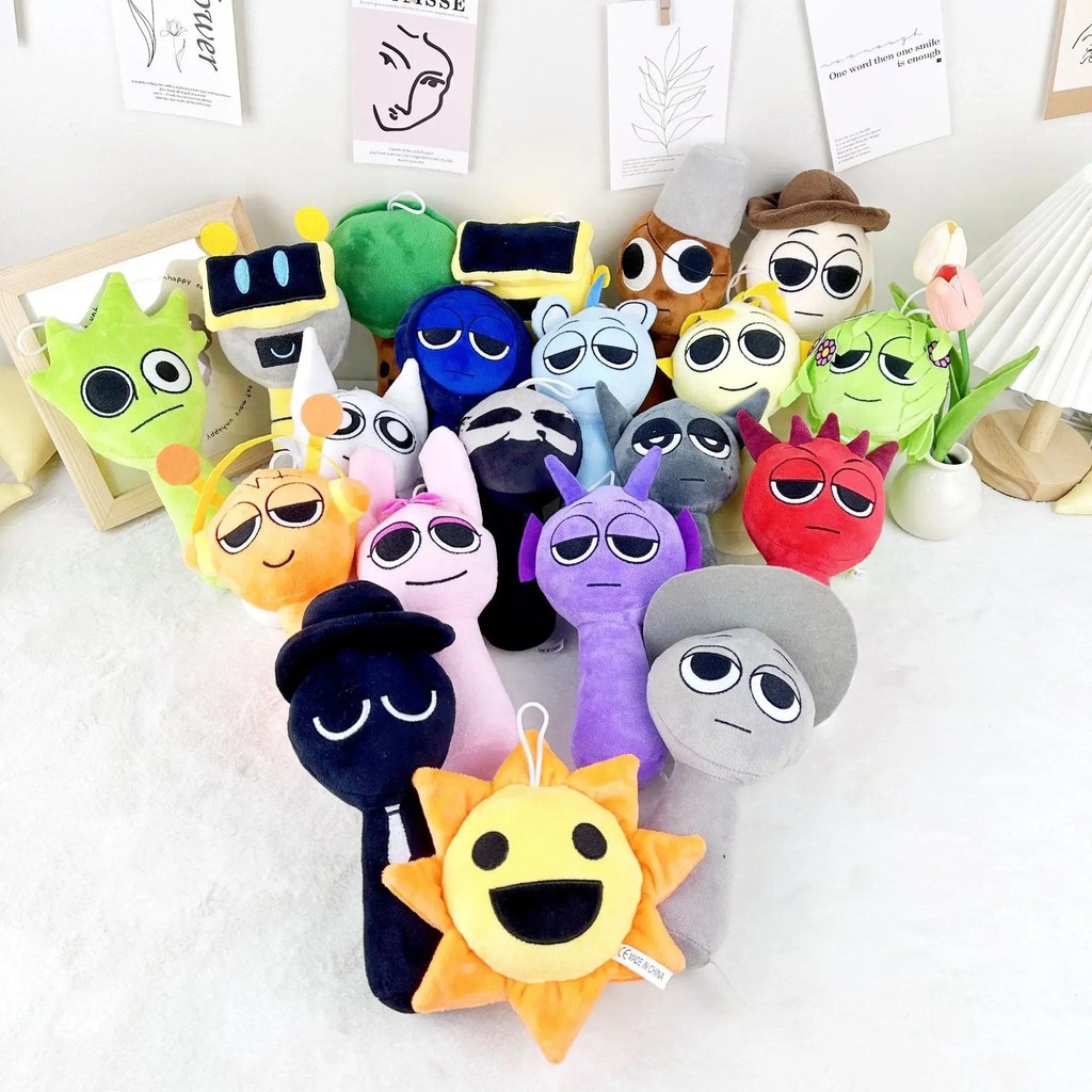 Sprunki Incredibox Brinquedo De Pelúcia Jogo Peluches Boneca Sprunkis ...