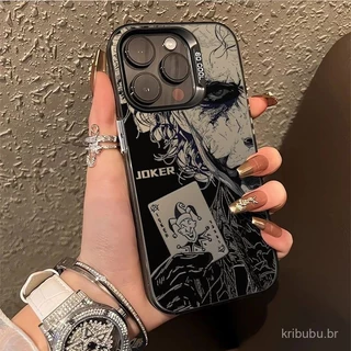 Personalidade criativa poker palhaço capa de telefone para iPhone 16plus 16promax xs xr shell protetor xsmax 16 15 14 13
