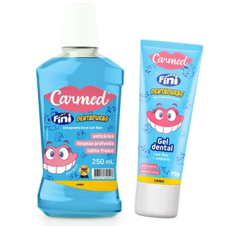 Kit Gel Dental Dentadura + Enxaguante Bucal Dentadura 250ml em Oferta na Shopee