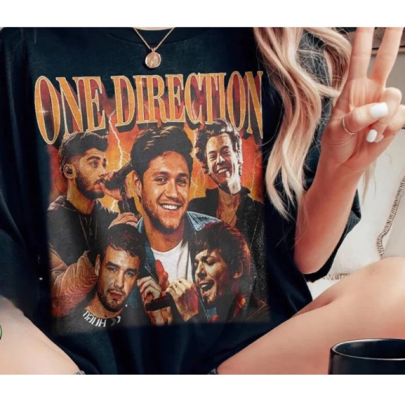Blusa One Direction Camiseta Banda Cantores Algodão Camisa Unissex ...