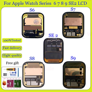Original Para Apple Watch Série 6 7 8 9 SE2 Substituição de Tela LCD de Toque iWatch Barra 4KM1