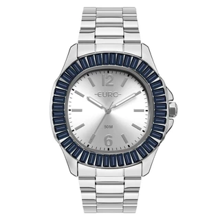 Relógio Euro Feminino Stones Prata - EU2035YXC/4K