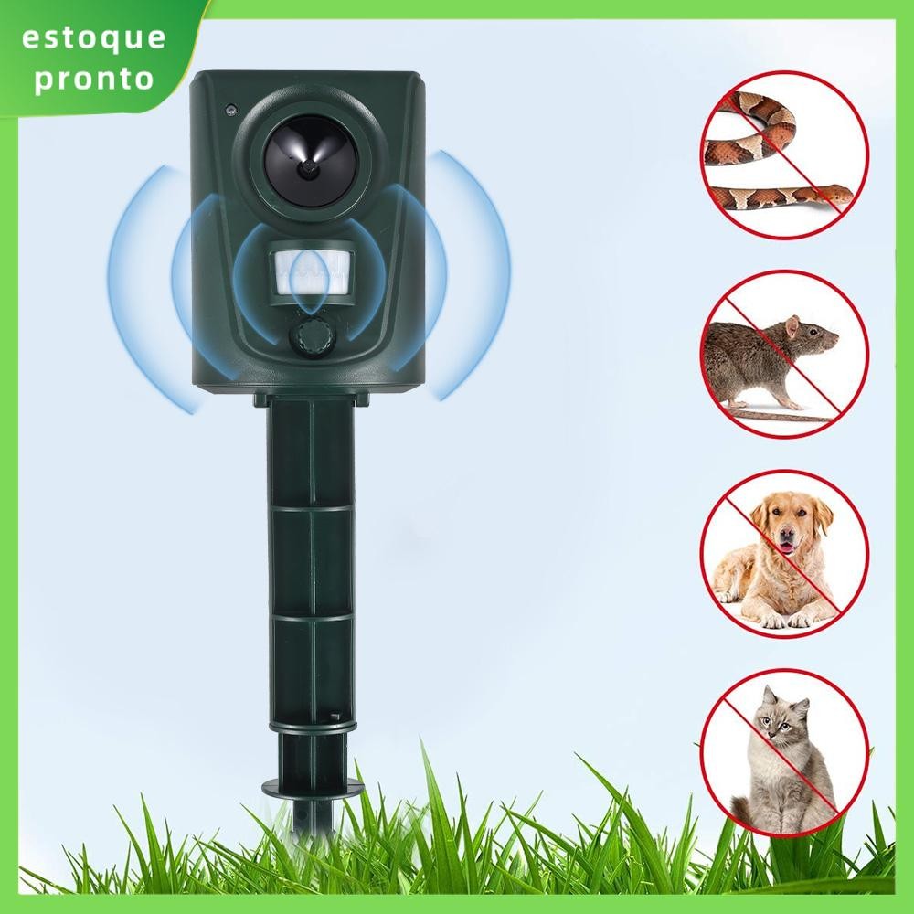 Repelente Ultrassônico Para Animais E Gatos , À Prova D'água , Jardins ...