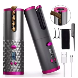 Modelador Ondulador De Cachos Automático Sem Fio bivolt Profissional
