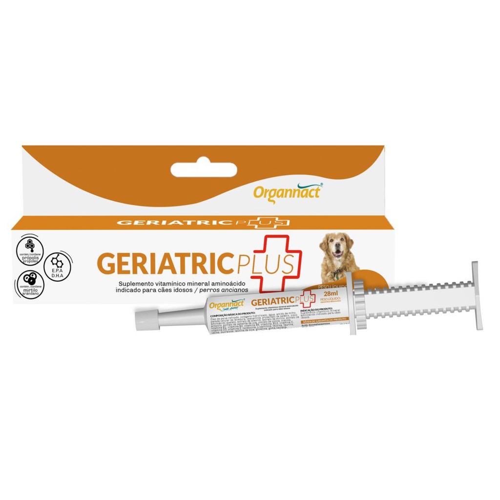Geriatric Plus Organnact 28ml | Shopee Brasil