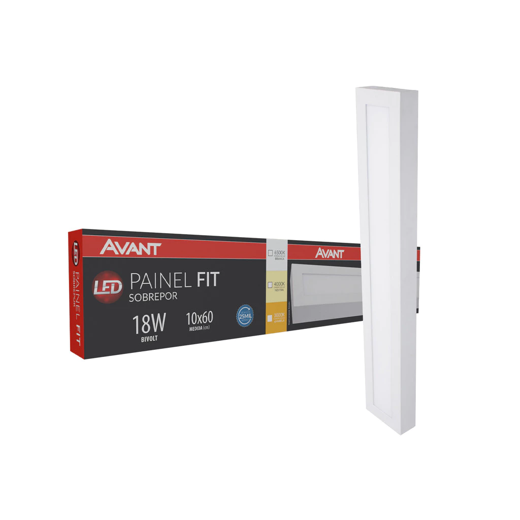 Painel Led Fit Sob. 60cm 18W 6500K 110v/220v Br Avant