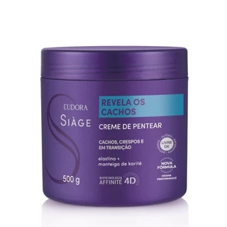 Creme de pentear Revela Cachos Siàge de Eudora 500g para definição de cachos/ondulados/ crespos