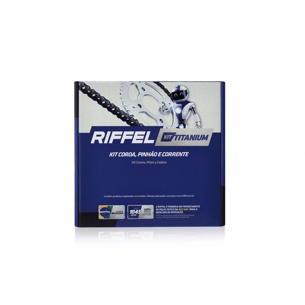 Kit Relação Transmissão Riffel 91051 Honda XRE 300 2009-2020