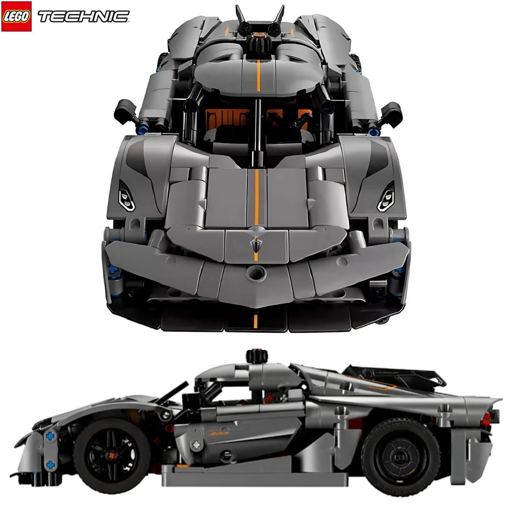 Lego Technic Koenigsegg Jesko Absolut Cinza 801 Peças 42173