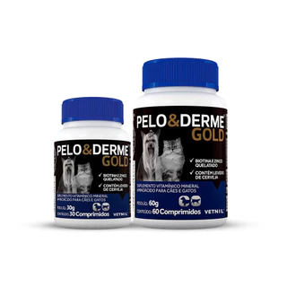 Pelo e Derme Gold - Vetnil