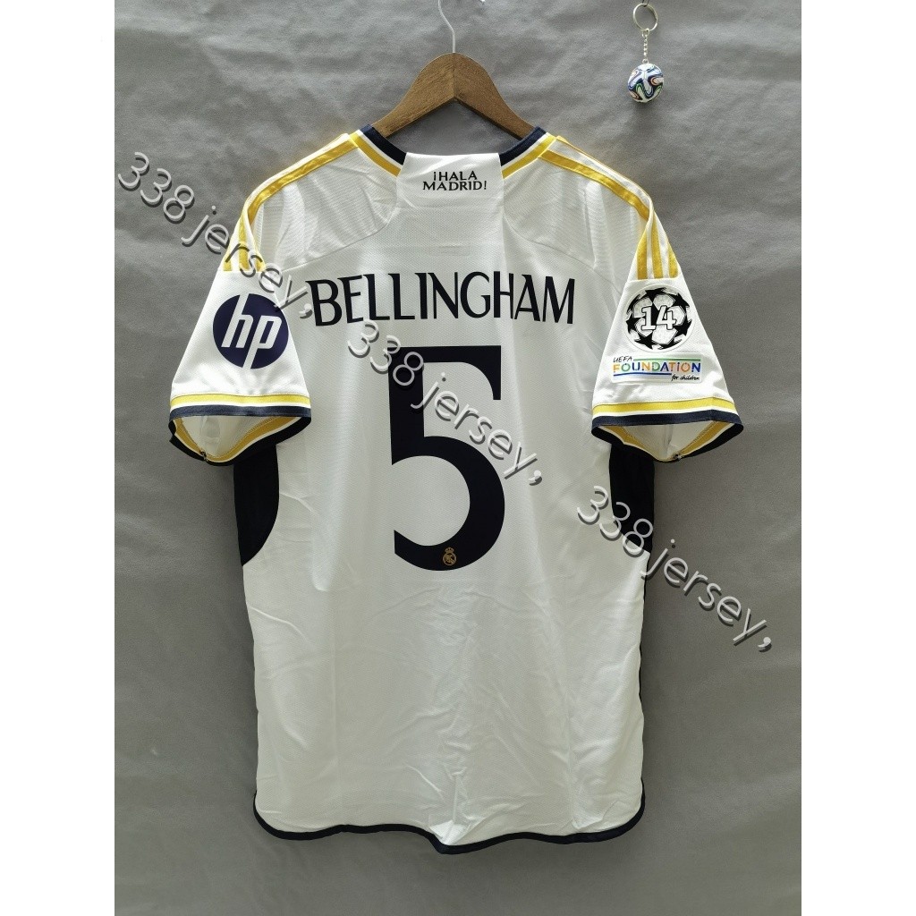 23-24 Real Madrid BELLINGHAM jersey Material de alta qualidade reprodução de futebol T-shirt S-4XL RODRYGO MODRIC VINI J
