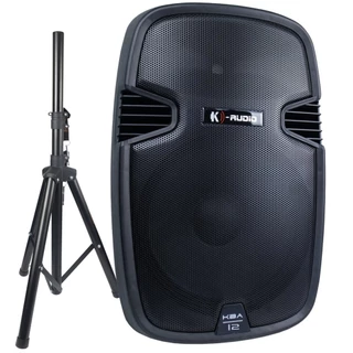 Caixa Ativa K-Audio 12 Kba12 Bluetooth Usb 250w Rms + Tripé em Oferta na Shopee