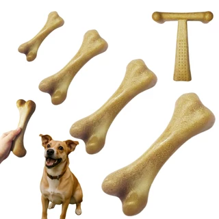 Mordedor Osso Natural Fibra Coco Cachorro Vários Tamanhos