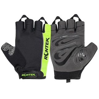 Luva de Ciclismo Rontek RT-22 Gel Preta e Verde