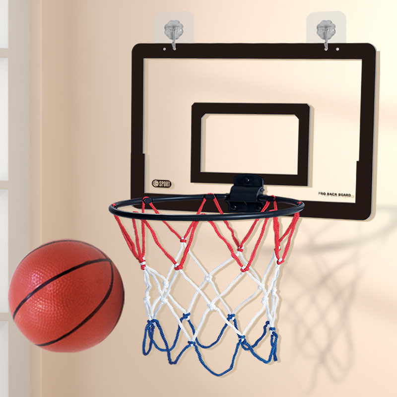 Cesta De Basquete Infantil Dobrável Sem Perfuração , Montada Na Parede ...