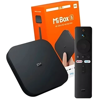 Xiaomi Mi Box S MDZ-28-AB 4K 8GB Preto 2GB RAM com Comando de Voz