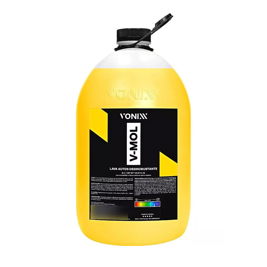 V-mol Desincrustante De Lama E Graxa Lava Autos 5l Vonixx Shampoo Automotivo