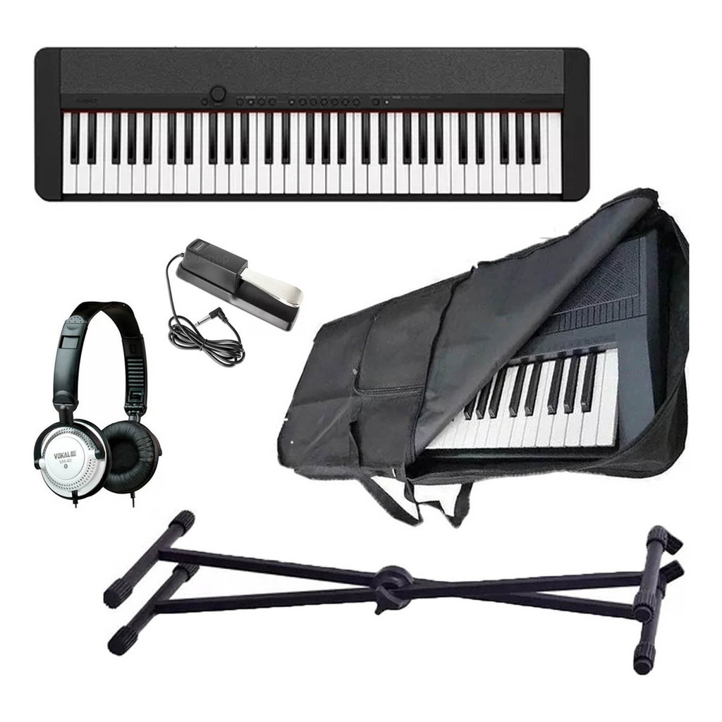Teclado Casio Casiotone Cts1 110v/220v Com Kit | Shopee Brasil