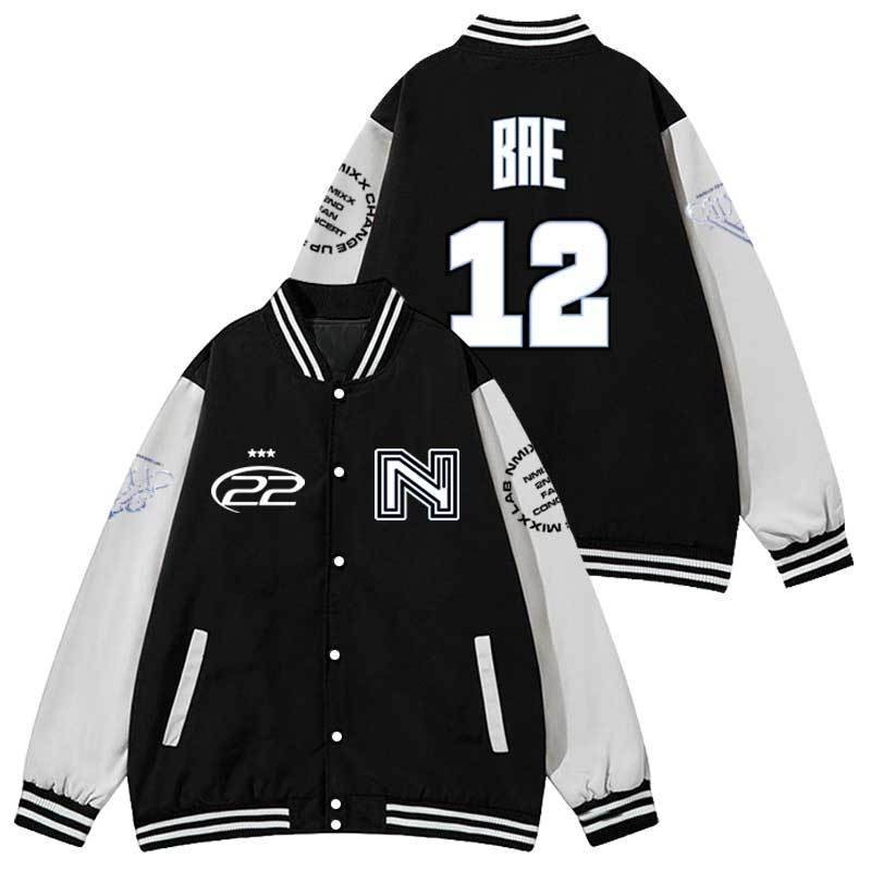 NMIXX CHANGE UP : MIXX LAB Merch Uniforme De Beisebol Masculino E
