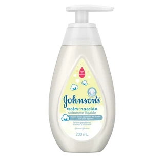 SABONETE LIQUIDO INFANTIL JOHNSONS RECEM NASCIDO C/200ML em Oferta na Shopee