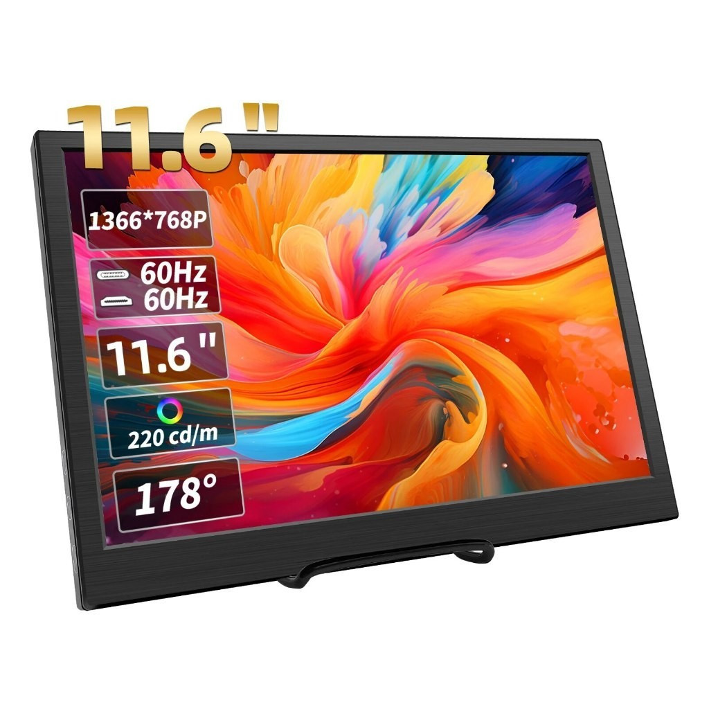 Monitor Portátil HD de 11,6" - Gamer, Extensão de Tela para Laptop ...