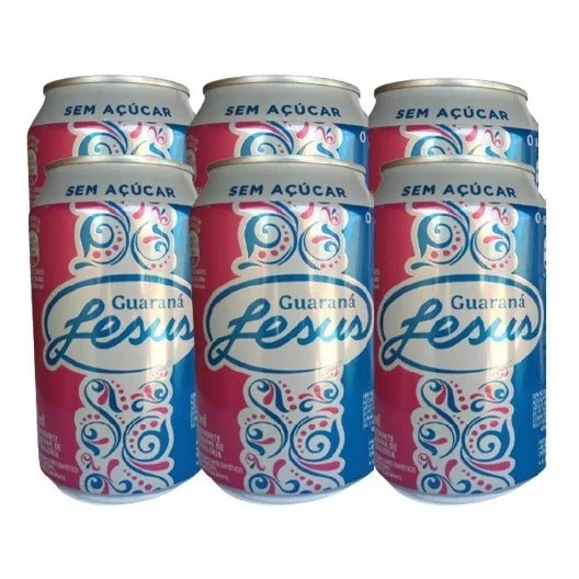 6 Guaraná Jesus Zero Refrigerante Maranhão Lata 350ml | Shopee Brasil