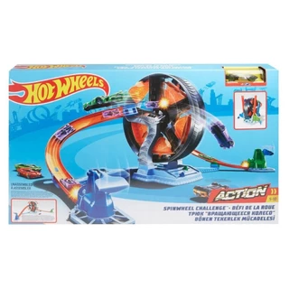 Pista Hot Wheels Action Competição Giratória Gjm77 - Mattel