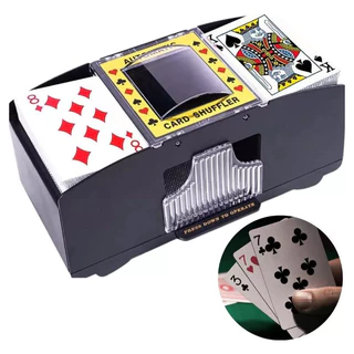 Embaralhador Automático Misturador Cartas Baralho Jogo Poker