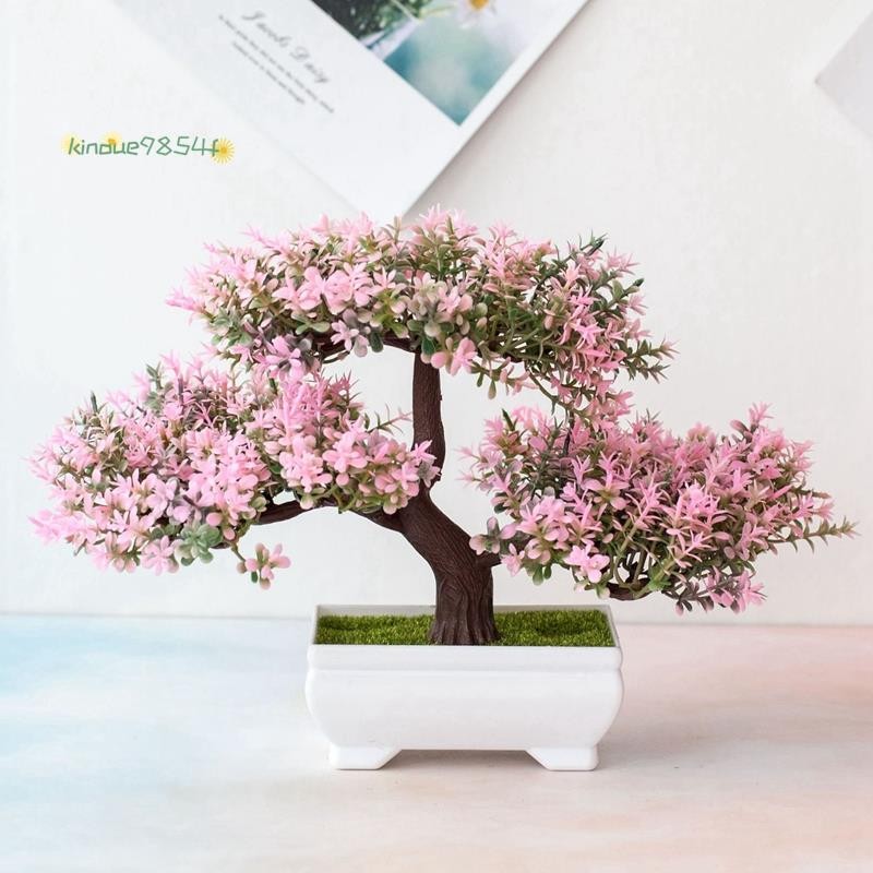 Plantas Artificiais Bonsai Pequeno Vaso De Árvore Planta Falsa Flores Em Falso Para Casa Quarto Mesa Hotel Decoração Do 