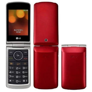 G360 FLIP CelularLg Simples Para Idosos Ou Rural 2G black e vermelho