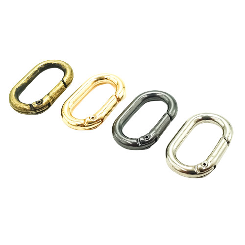 Argola Mosquetão Oval 2,5 cm Várias Cores