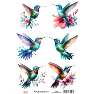 Adesivo Transfer Arte Fácil Beija-Flor - DT-008 em Oferta na Shopee