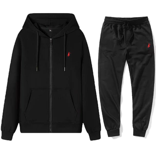 Conjuntos De Moletons E Calças Com Zíper Masculino Feminino De Marca Clássica , Pulôveres , Jaquetas Esportivas De Velud