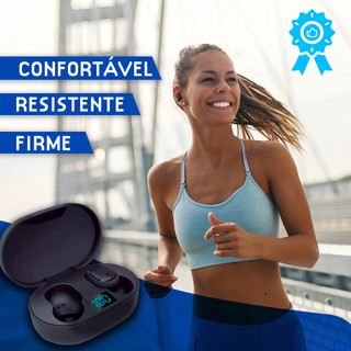 Fone De Ouvido Fone Bluetooth 5.0 Fone Sem Fio Fone Gamer Fone TWS Fone Esporte Fone com Display — foto 4 — Achou Levou Brasil