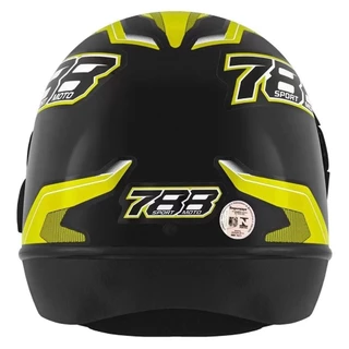 Capacete Para Moto Pro Tork New Preto E Amarelo 58