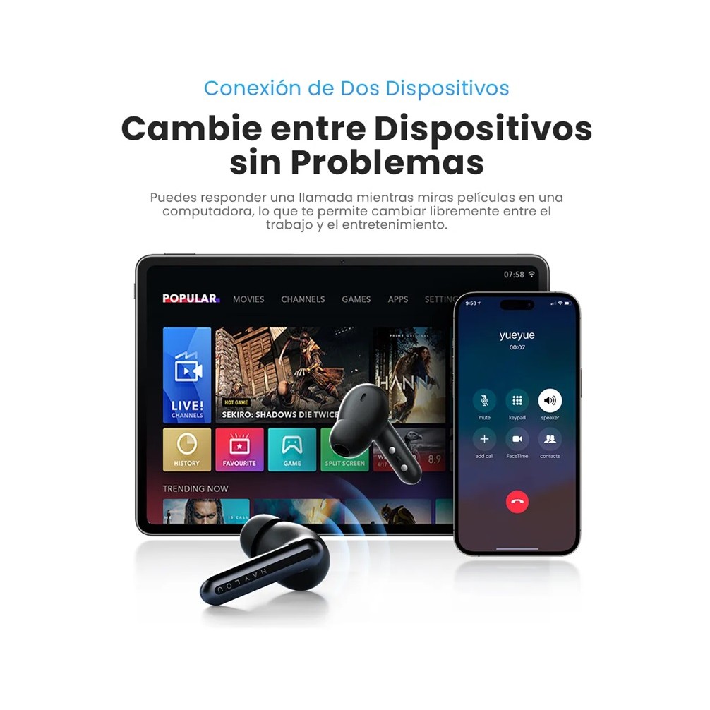 Fone de ouvido Sem Fio Bluetooth TWS PRO 6 Colorido em Promoção na