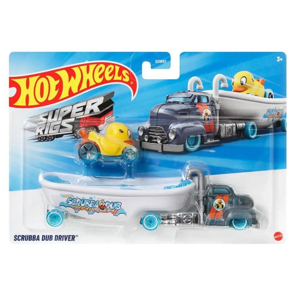 Hot Wheels Scrubba Dub Driver Nuevo Para Camión Y Remolque 2024