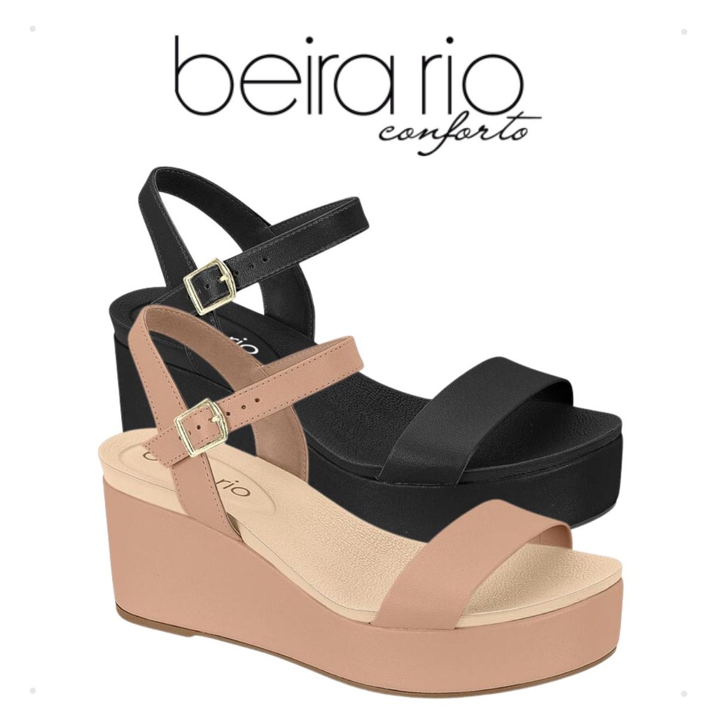 Salto Plataforma Sandalia Beira Rio Salto Anabela Salto Anabela