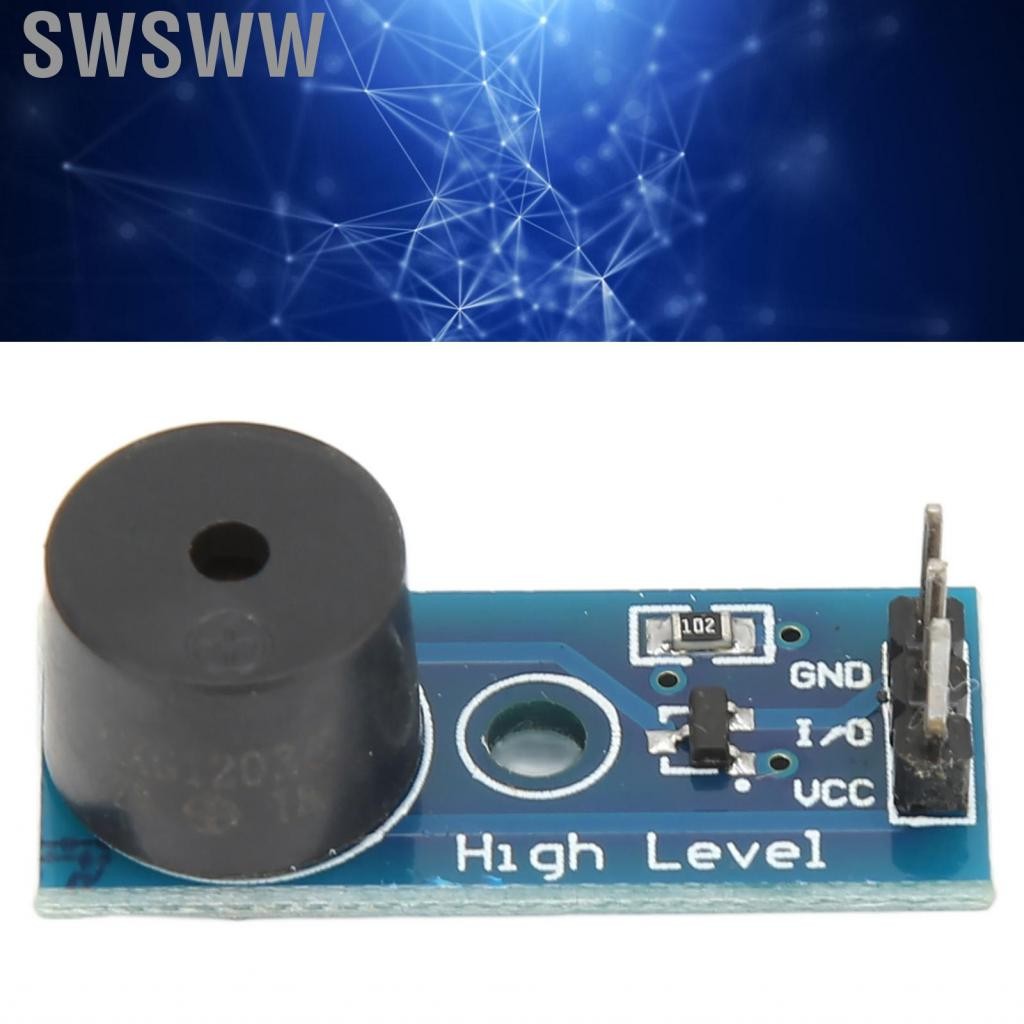 Swsww 5 Pcs Buzzer Alarm Sound Module Active High Level Trigger ...